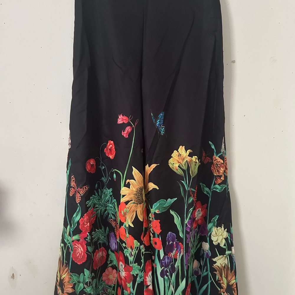 Floral Wide-Leg Pants